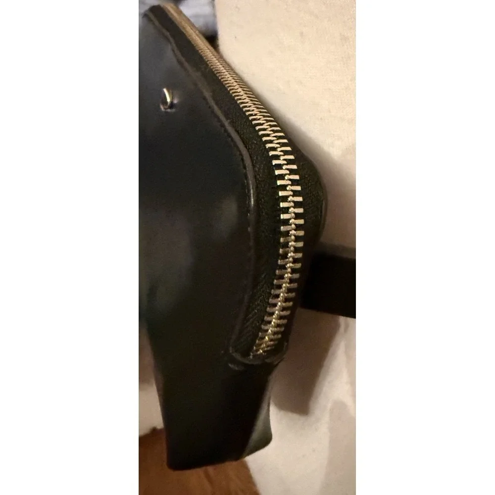 Kate Spade New York Belt Bag Black‎ Leather Zip Top New Size Lg/XL